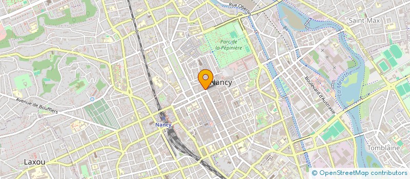 localisation de l'entreprise SCI STANISLAS-AMERVAL  NANCY