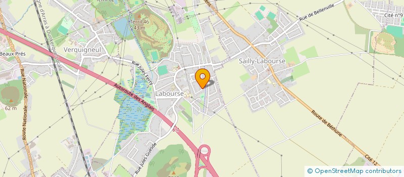 localisation de l'entreprise SCI STANISLAS ET LINE PATRIMOINE  LABOURSE