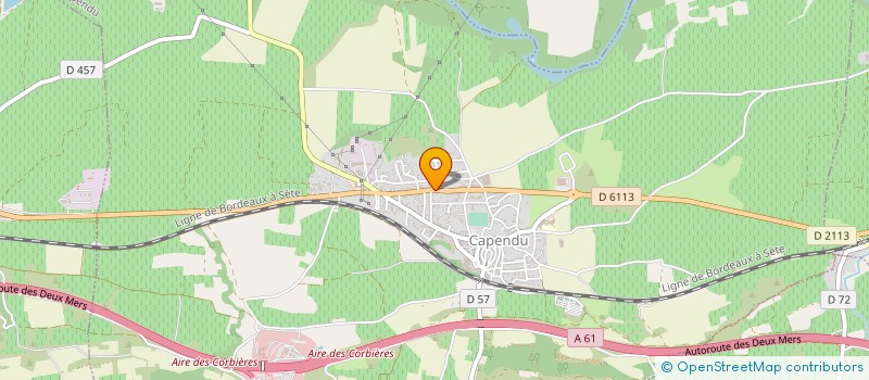 localisation de l'entreprise SCI STANJELJER  CAPENDU