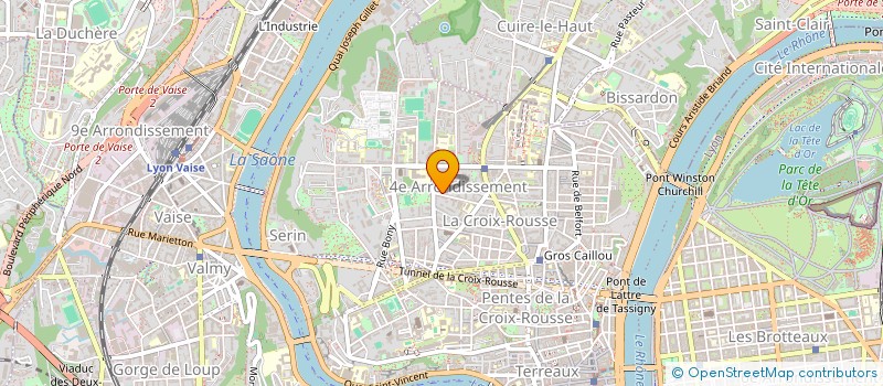 localisation de l'entreprise SCI STANLAND  LYON