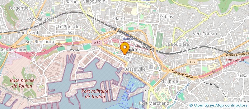 localisation de l'entreprise SCI STANLEY  TOULON