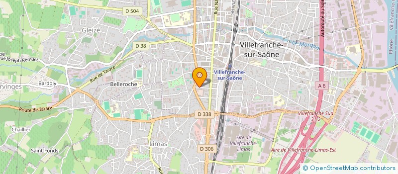 localisation de l'entreprise SCI STANODEL  VILLEFRANCHE-SUR-SAONE