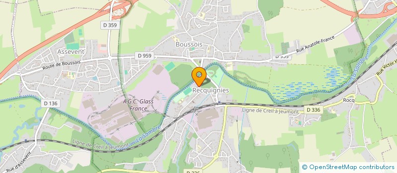 localisation de l'entreprise SCI STANUS PATERNOTTRE à RECQUIGNIES