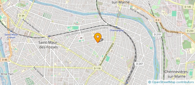 localisation de l'entreprise SCI STANVIK à SAINT-MAUR-DES-FOSSES