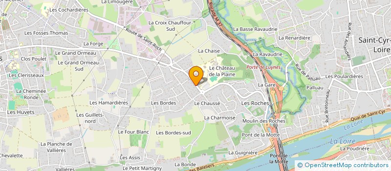 localisation de l'entreprise SCI STAPES à FONDETTES