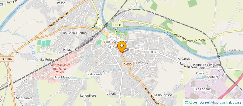 localisation de l'entreprise SCI STAR  SAINT-SULPICE-LA-POINTE