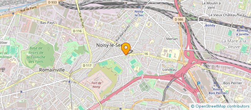 localisation de l'entreprise SCI STAR-LOC à NOISY-LE-SEC