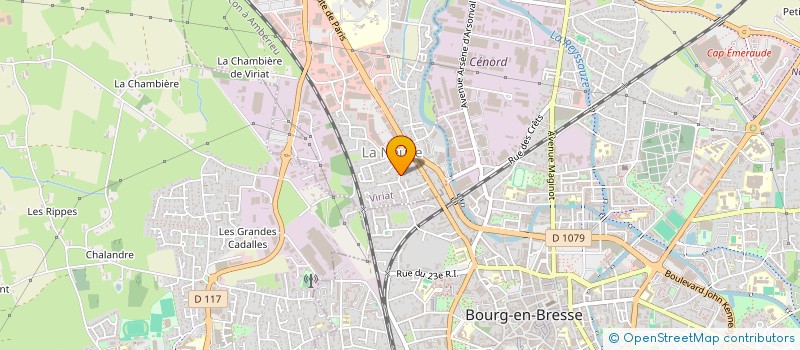 localisation de l'entreprise SCI STAR SHINE à VIRIAT
