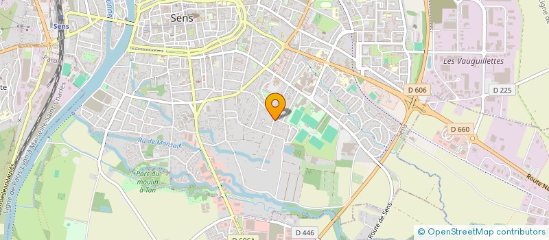 localisation de l'entreprise SCI STARA à SENS
