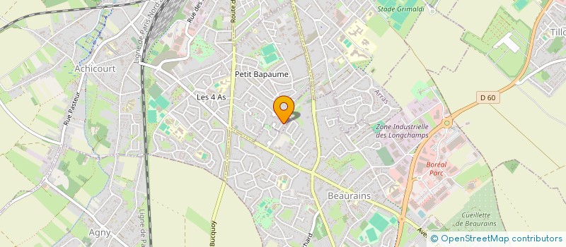 localisation de l'entreprise SCI STARC  ACHICOURT