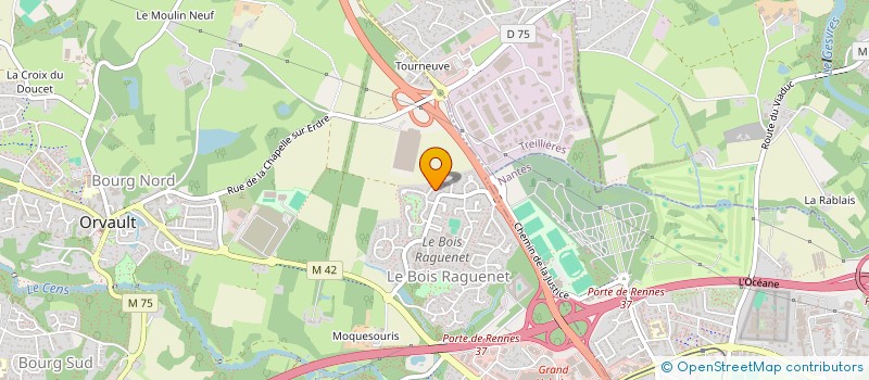 localisation de l'entreprise SCI STARCHOU à ORVAULT