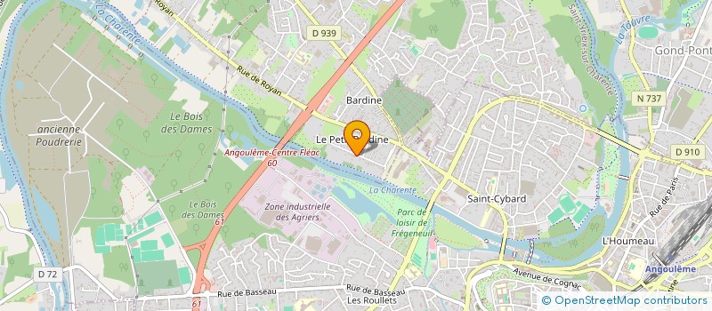 localisation de l'entreprise SCI STARCK à SAINT-YRIEIX-SUR-CHARENTE
