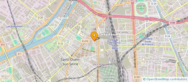 localisation de l'entreprise SCI STARCOME à SAINT-DENIS