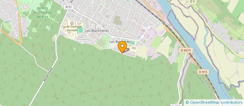 localisation de l'entreprise SCI STARK.1  VERNON