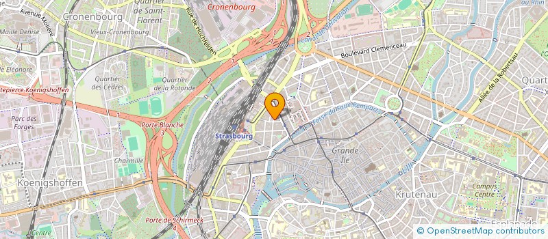 localisation de l'entreprise SCI STARK  STRASBOURG