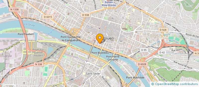 localisation de l'entreprise SCI STARK à ROUEN