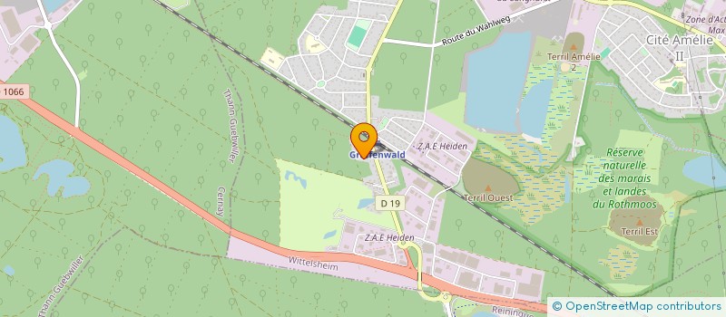 localisation de l'entreprise SCI STARKO  WITTELSHEIM