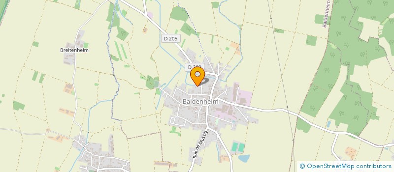 localisation de l'entreprise SCI STARLETTE  BALDENHEIM