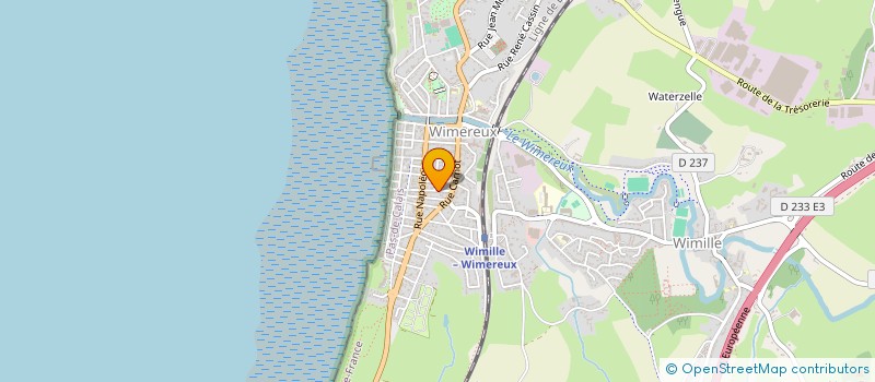 localisation de l'entreprise SCI STARLINGS  WIMEREUX