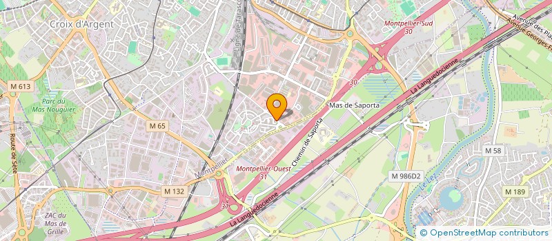 localisation de l'entreprise SCI STARS à MONTPELLIER