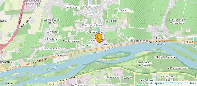 localisation de l'entreprise SCI STARSKI ET HUCH  TOURS