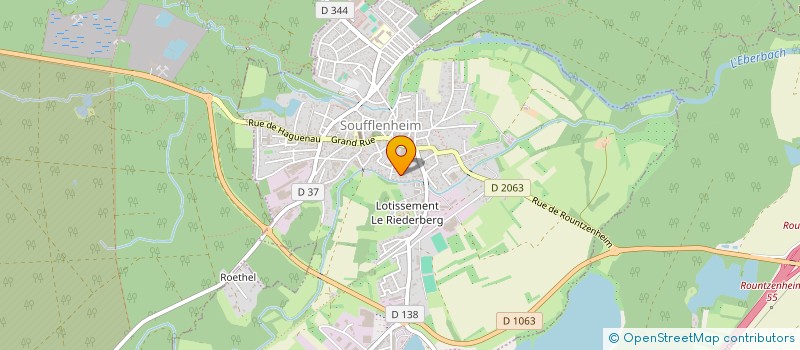 localisation de l'entreprise SCI START 67  SOUFFLENHEIM