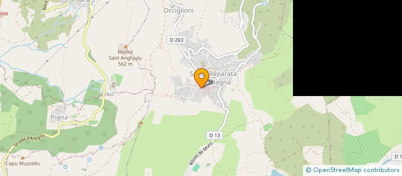 localisation de l'entreprise SCI START IMMOBILIER à SANTA-REPARATA-DI-BALAGNA