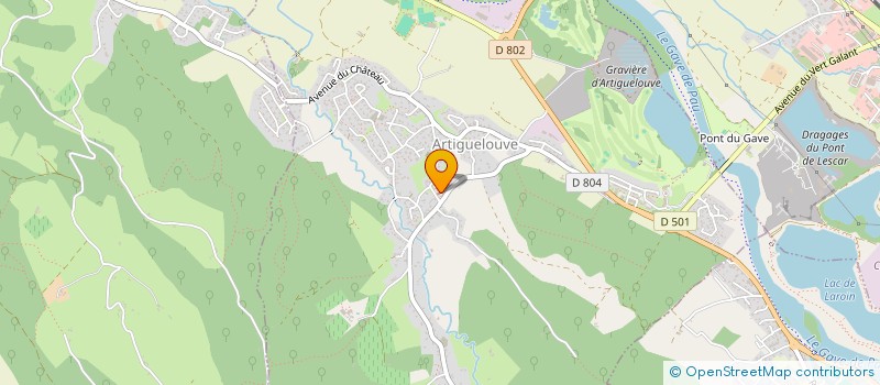 localisation de l'entreprise SCI STARTER  UZEIN