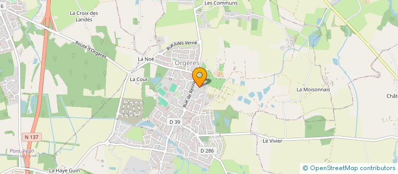 localisation de l'entreprise SCI STARTRAIQUE à ORGERES