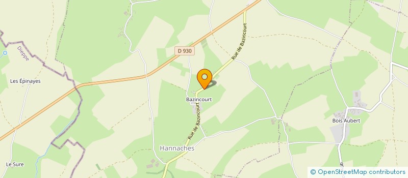 localisation de l'entreprise SCI STAS - LEVASSEUR  HANNACHES