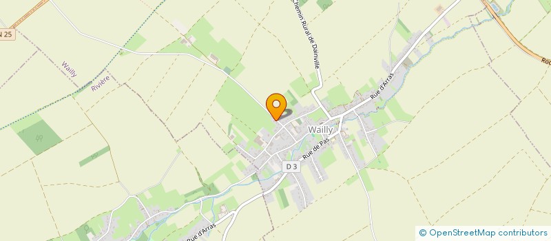 localisation de l'entreprise SCI STATERE  WAILLY