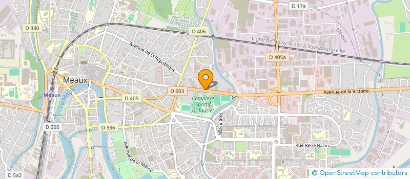 localisation de l'entreprise SCI STATEX à MEAUX