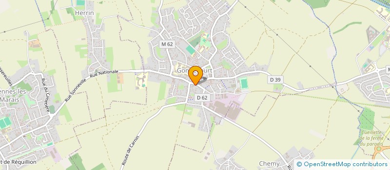 localisation de l'entreprise SCI STATIUS COMBROUZE  GONDECOURT