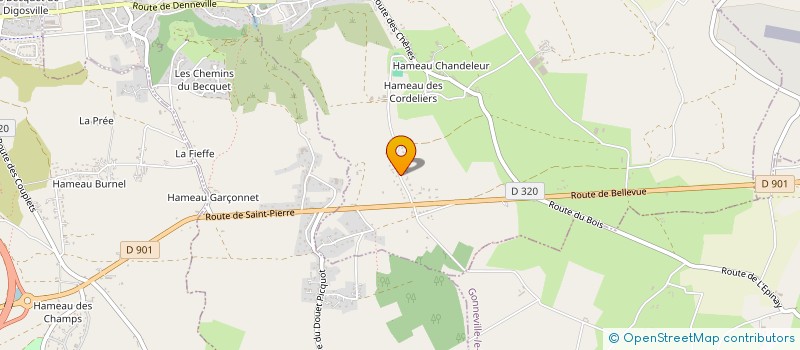 localisation de l'entreprise SCI STAUMANA à BRETTEVILLE