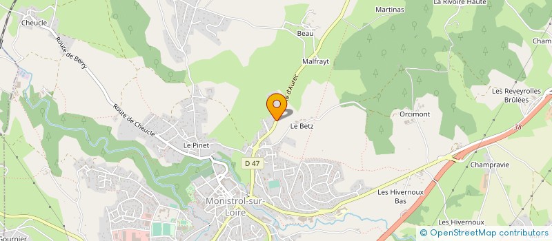 localisation de l'entreprise SCI STAUPHI  MONISTROL-SUR-LOIRE