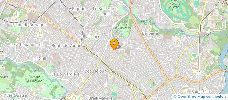 localisation de l'entreprise SCI STAUROTIDE à NANTES