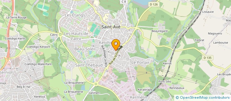 localisation de l'entreprise SCI STAV  SAINT-AVE