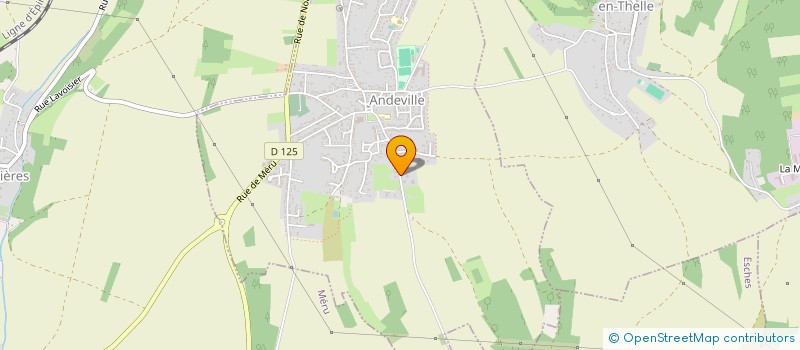 localisation de l'entreprise SCI STAVAM  ANDEVILLE