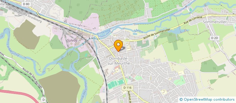 localisation de l'entreprise SCI STAVY  DOMBASLE-SUR-MEURTHE