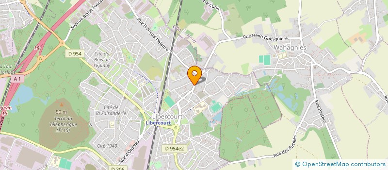 localisation de l'entreprise SCI STAZIO  LIBERCOURT