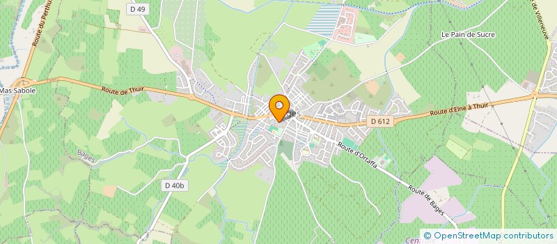 localisation de l'entreprise SCI STB  BAGES