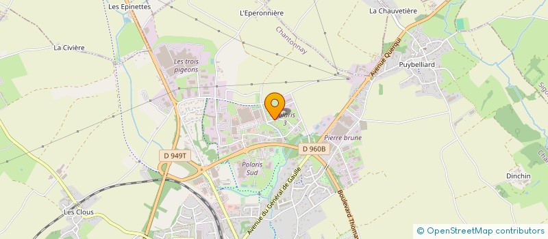 localisation de l'entreprise SCI STBL  CHANTONNAY