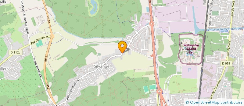 localisation de l'entreprise SCI STCSA  MARANGE-SILVANGE