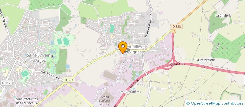 localisation de l'entreprise SCI STCV  VERRIERES-EN-ANJOU