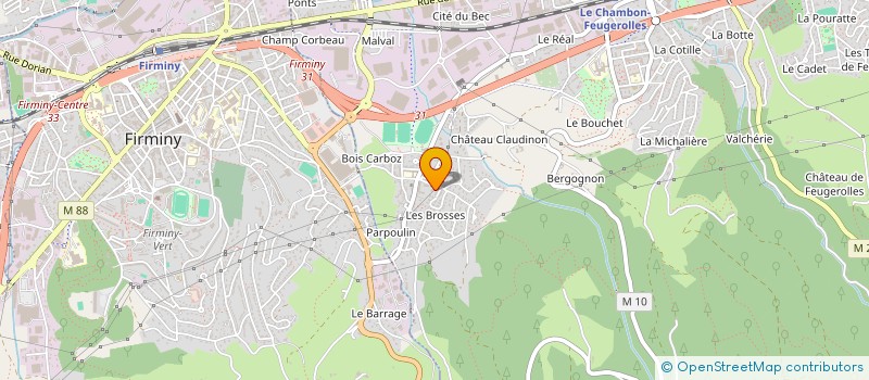 localisation de l'entreprise SCI STD  LE CHAMBON-FEUGEROLLES