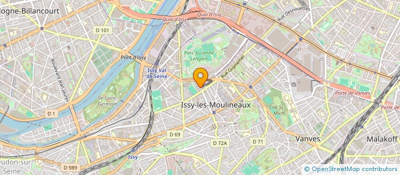 localisation de l'entreprise SCI STD à ISSY-LES-MOULINEAUX