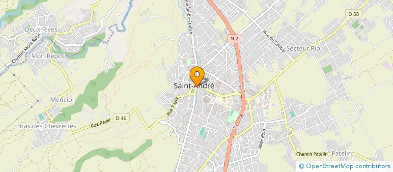 localisation de l'entreprise SCI STD DEZO à SAINT-ANDRE