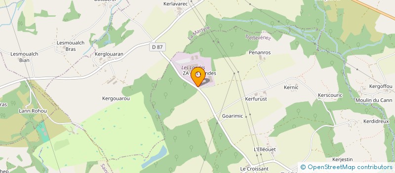 localisation de l'entreprise SCI STE ANNE  TREFLEVENEZ