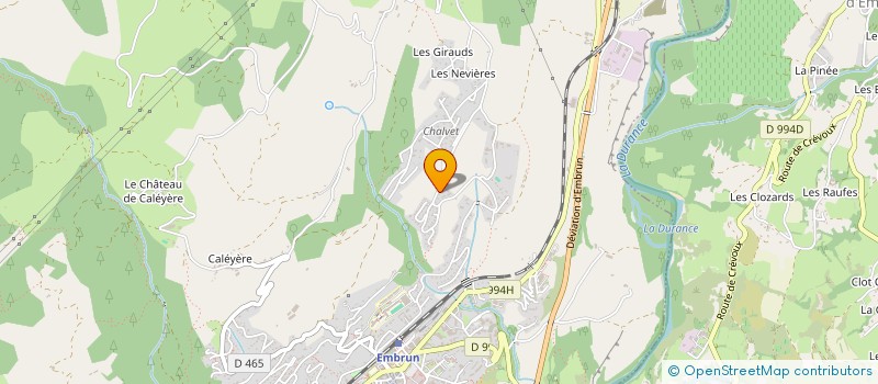 localisation de l'entreprise SCI STE ANNE DU CHALVET à EMBRUN