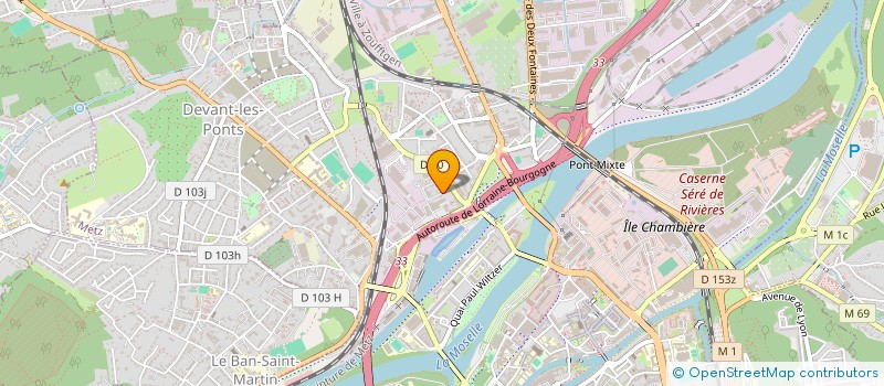 localisation de l'entreprise SCI STE BARBE  METZ